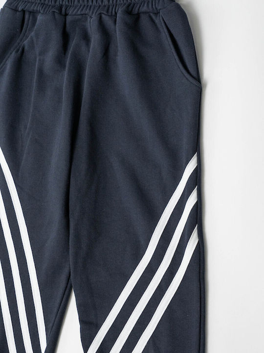 Kids Sweatpants Set With Blue Top