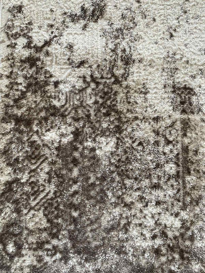 Diva Hl289a Modern Bedroom Rug Sets Cream Brown Diva-HL289A-Cream-Brown-Set 3 Pieces
