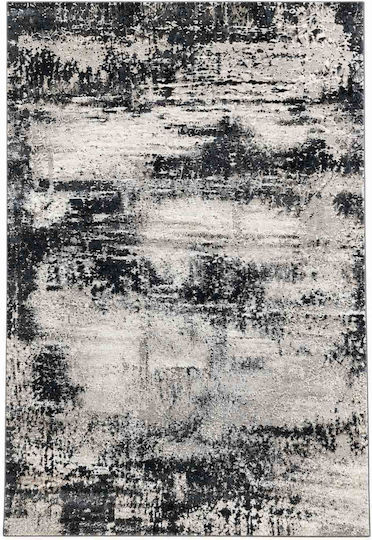 Diva Hl298a Modern Bedroom Rug Set Grey Diva-HL298A-Grey-Anthracite Set 3 Pieces