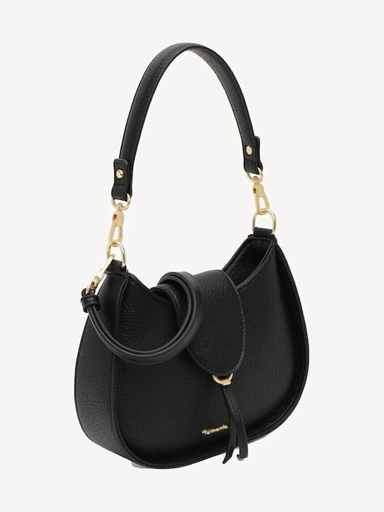 Manuela Damen Handtasche Crossbody Schulter Schwarz