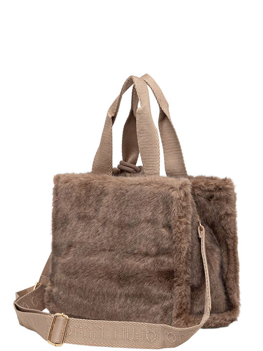 Fur Women's Tote Bag Brown