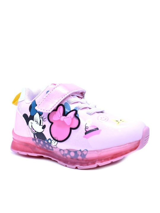 Kids Sneakers with Lights Pink