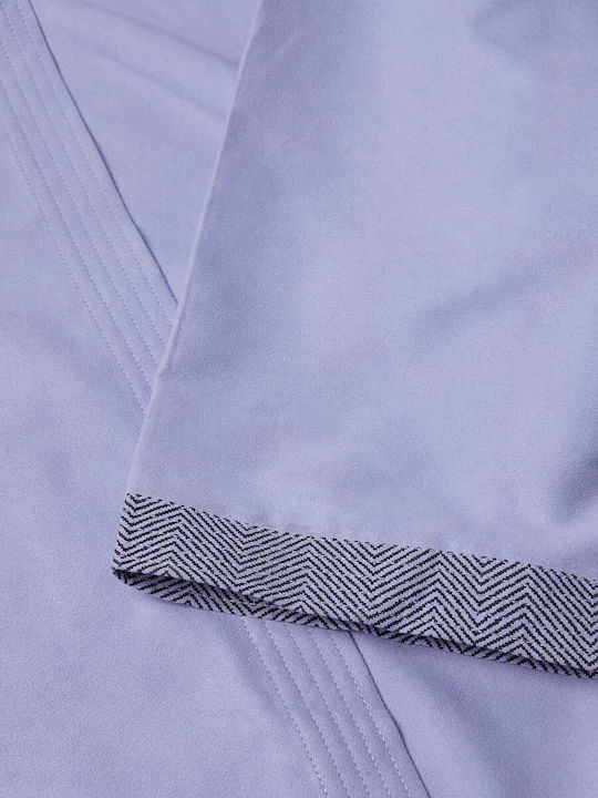 Waverly Hooded Bathrobe in Light Blue Color