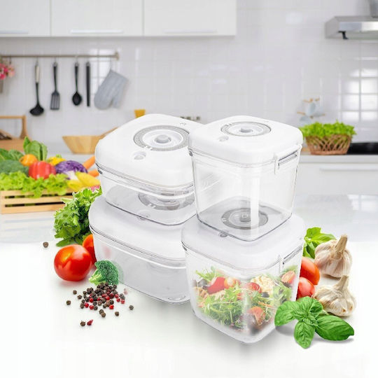 Mittagsboxen Kunststoff Weiß 2.5lt