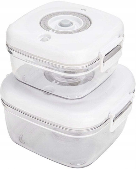 Mittagsboxen Kunststoff Weiß 2.5lt