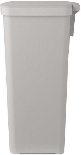 Brabantia Brabantia Kunststoff Mülleimer mit Pedal 40l Graue