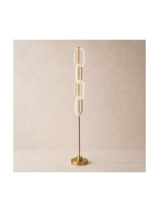 Iliadis LED Stehlampe Höhe 160x25cm Gold