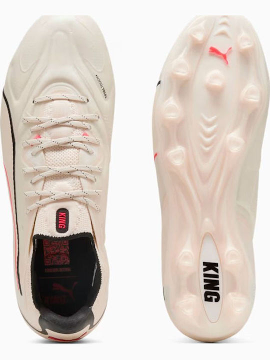 PUMA King 20 Ultimate FG/AG Football Shoes with Cleats White PUMA King 20 Ultimate FG/AG Football Shoes with Cleats White