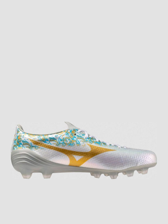Mizuno Mizuno Alfa III Japan FG Fußballschuhe mit Stollen Silber