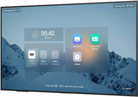 Yealink Md65 Meeting Display 65″ Android 13 Mtr Bar Uvc