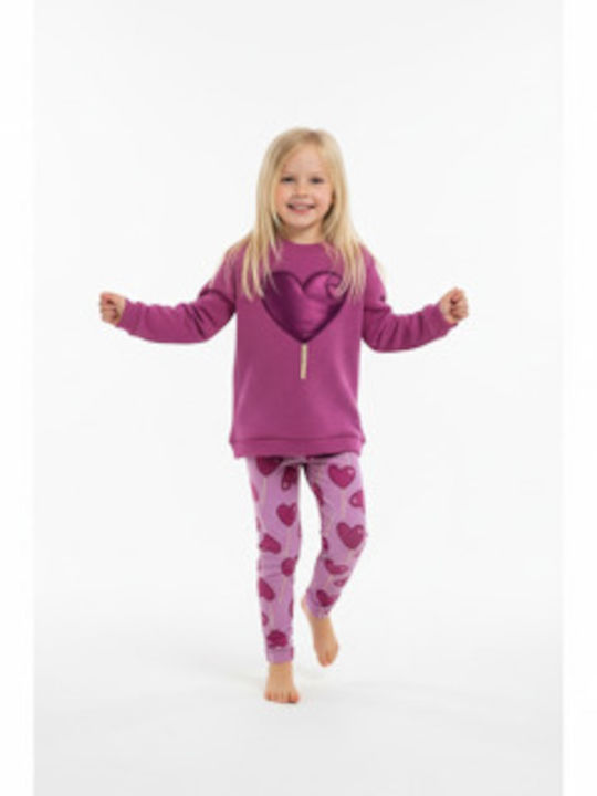 Kinderbekleidungssets mit Leggings Rosa 2 Stück