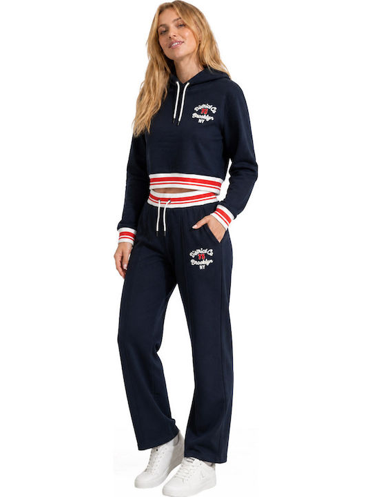 Women's Hooded Sweatshirt Blue