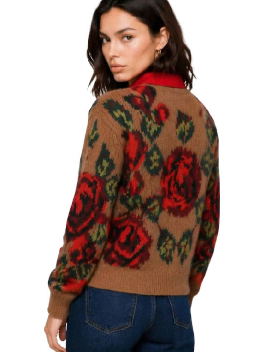 Women's Cardigan Sabbia/bo