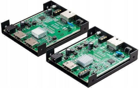 Система За Предаване На Сигнал Av Bcs Удължител Hdmi Чрез Усукван Кабел Kat.6 6a 7 Utp Bcs-utp-hdmi-4k-set 2