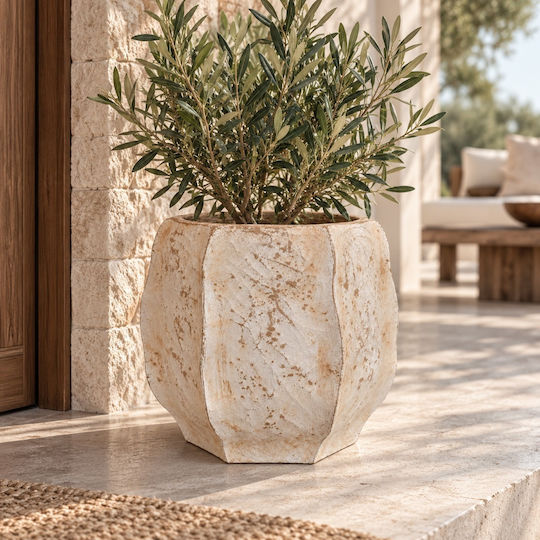 Artekko Κασπώ Τσιμεντένιο Μπεζ 39x39x35εκ.