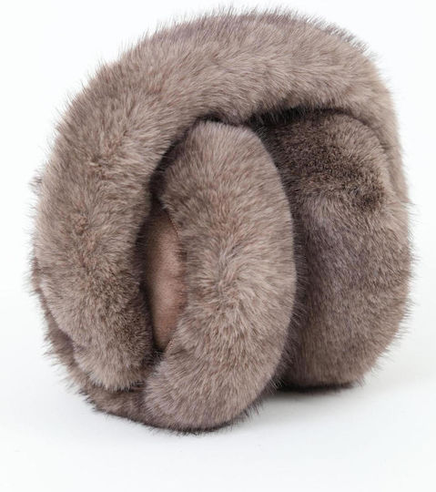 Unisex Gehörschutz Strickmütze in Beige Farbe