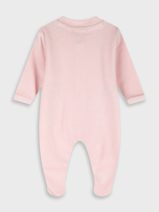 Energiers Baby-Strampler Offenes Rosa