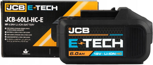 JCB JCB Lithium Werkzeugbatterie 18V mit Batteriekapazität 6Ah