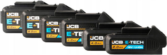 JCB JCB Lithium Werkzeugbatterie 18V mit Batteriekapazität 6Ah