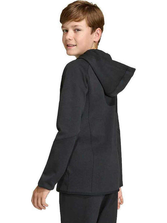 adidas Kinder-Sweatshirt mit Kapuze Schwarz Tiro