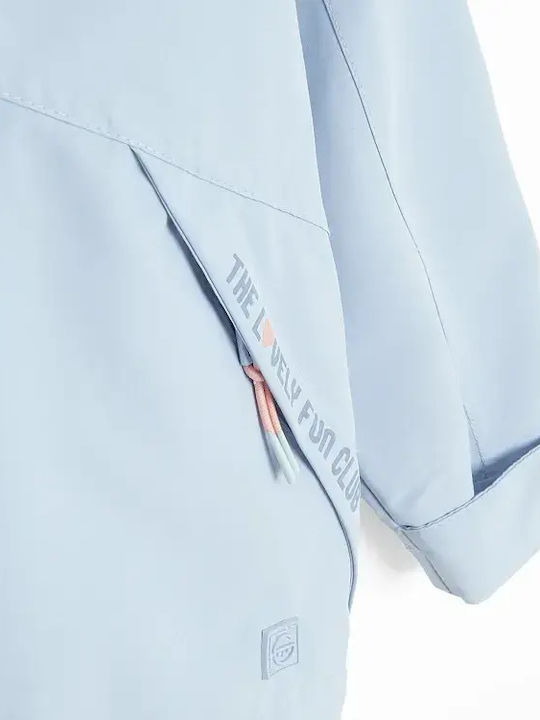 Kids Casual Short Blue Jacket