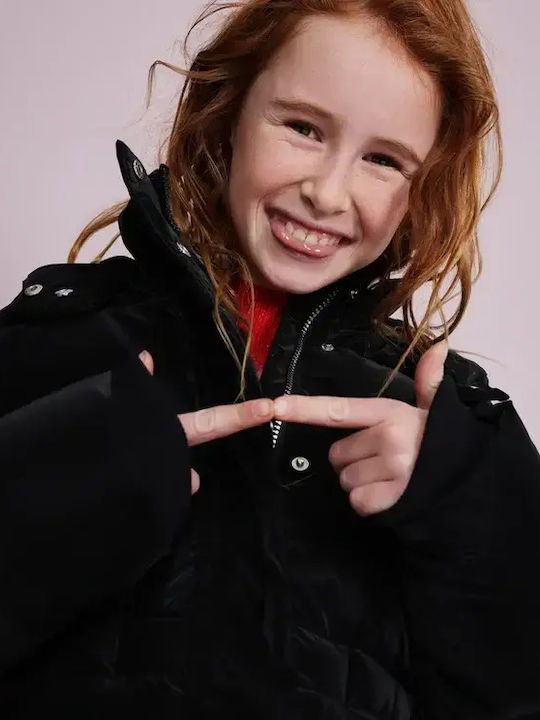 Kids Casual Short Black Jacket