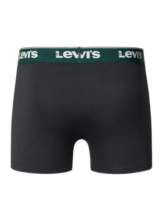 Boxeri pentru bărbați Black/green Combo 3Pack