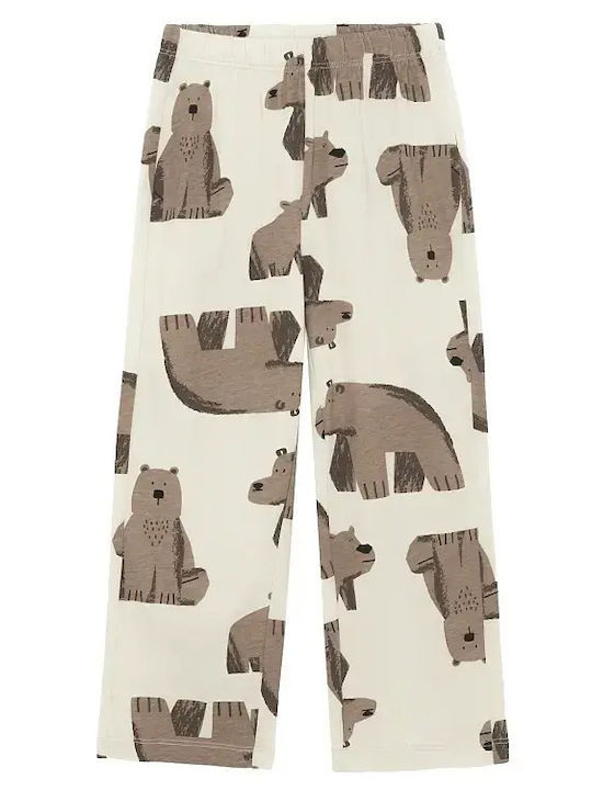 Cool Club Kinderpyjama aus Baumwolle Beige