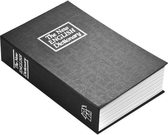 Книга Сейф За Съхранение С Ключ Черно 240 X 155 X 55mm