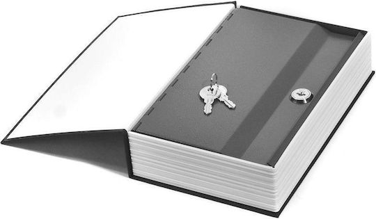 Книга Сейф За Съхранение С Ключ Черно 240 X 155 X 55mm