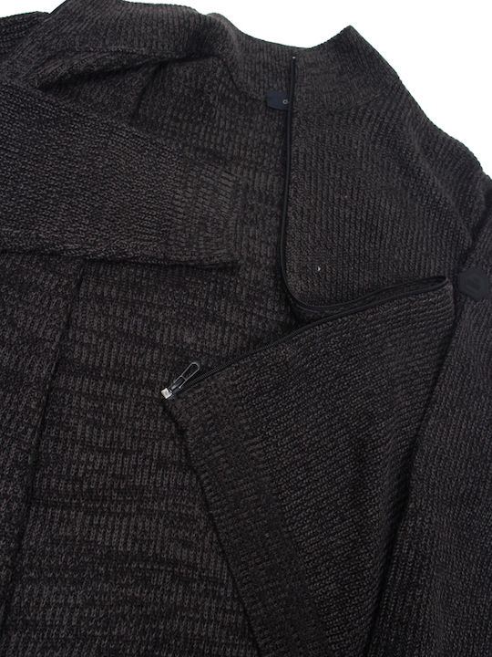 Herren Fleecejacke Grau