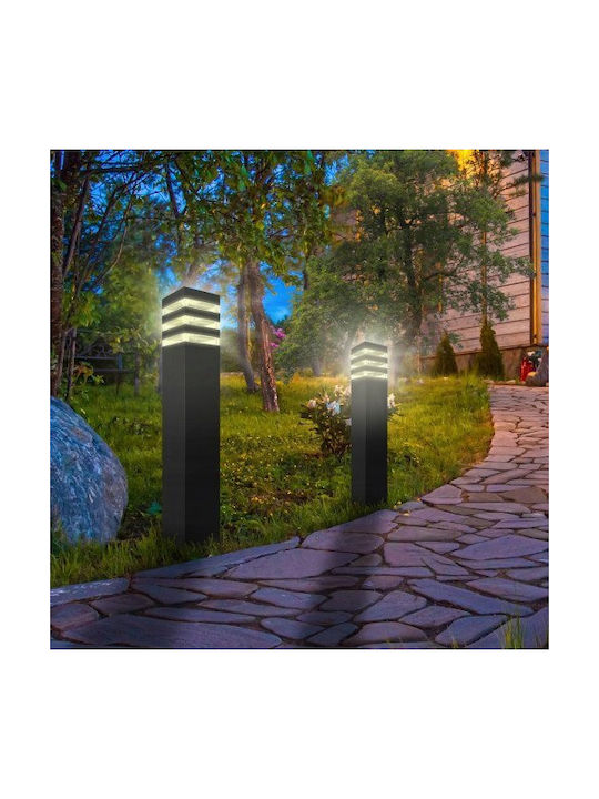 V-TAC Outdoor Small Post Floor Lamp 60W IP54 for E27 Socket Black