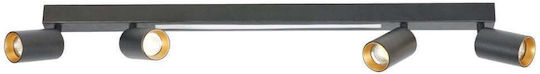 Light Prestige LED Decken- und Wandleuchte in Schwarz Farbe