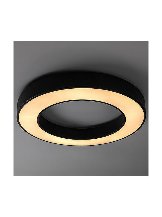 Rabalux Smart Deckenleuchte Schwarz mit Integrierter LED und Fernbedienung