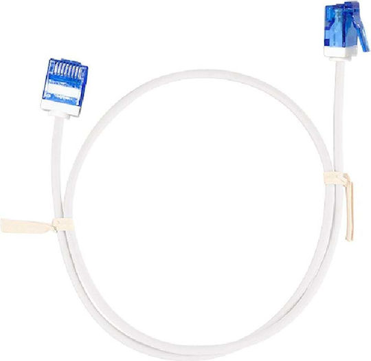 LogiLink U/UTP Cat.6a (Gigabit) Ethernet Network Cable 0.15m White