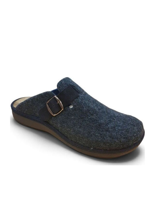 Men's Blue Slippers