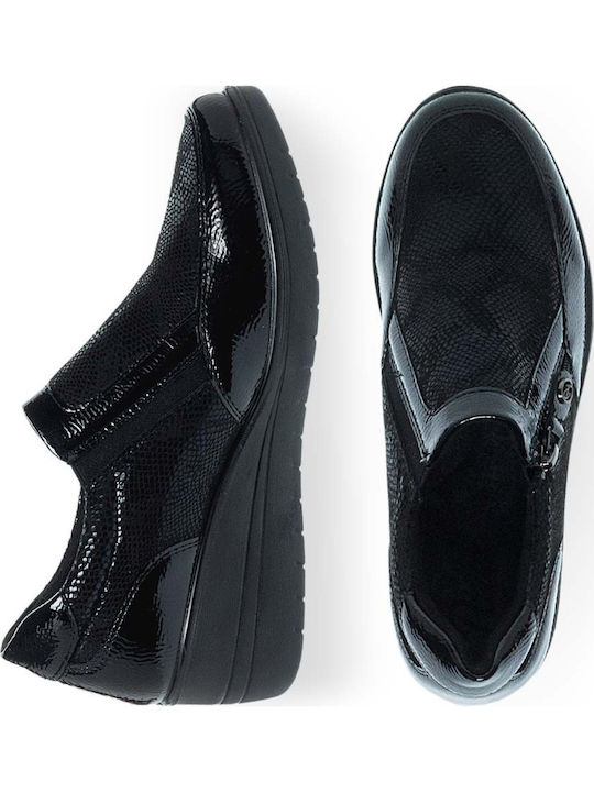 Damen Slip-Ons In Schwarz