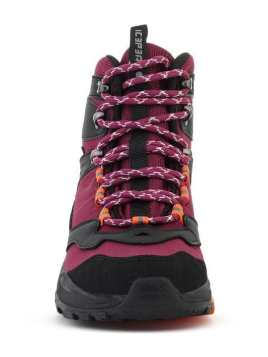 Icepeak Women's Hiking Waterproof Boots Purple