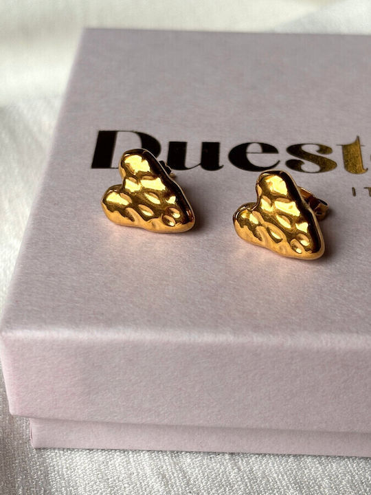 Duestelle Italia Love Crush Ohrringe aus Stahl Vergoldet