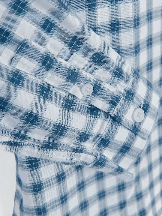 Kids Long-Sleeved Shirt Blue