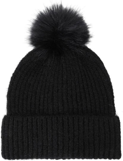 Beanie Unisex Strickmütze in Schwarz Farbe