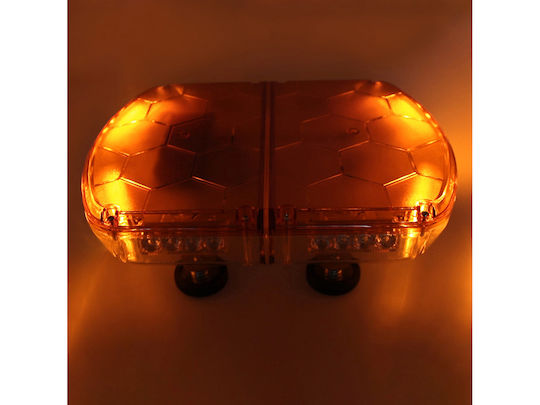 Led Warning Beacon 12/24v Amber Magnetic Mount Tr101