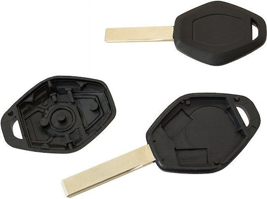 Bmw 3 E36 E46 5 E39 7 E38 X3 E83 X5 E53 Remote Control Housing 3 Buttons Straight Blade