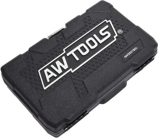AWTools Καρυδάκια με Καρέ Υποδοχής 1/2" Σετ 12τμχ