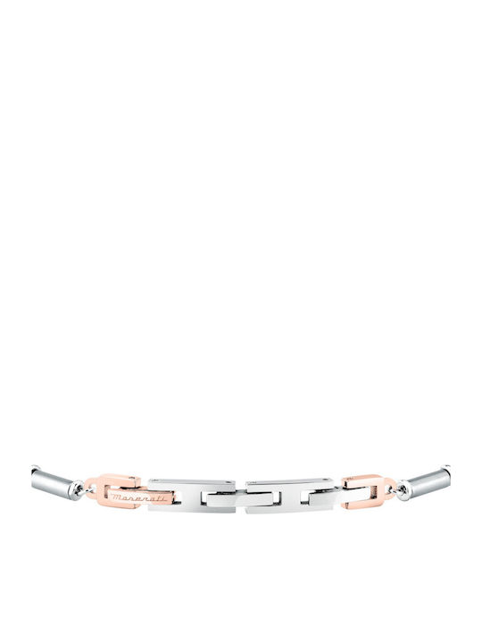 Maserati Men's Silver Bracelet