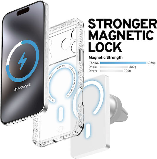 Case Itskins Hybrid Clear Magsafe Clear iPhone 18 Pro Max/17 Pro Max