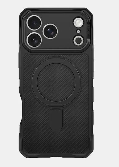 Itskins Supreme Nylon Stand Magsafe Black Case for Iphone 18 Pro Max/17 Pro Max