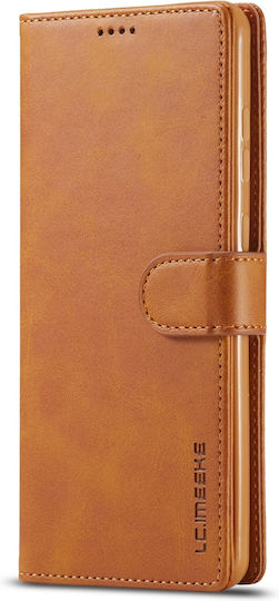 L.c Imeeke Samsung Galaxy A14 4g/5g Premium Leather Wallet Yellow Mobile Phone Case