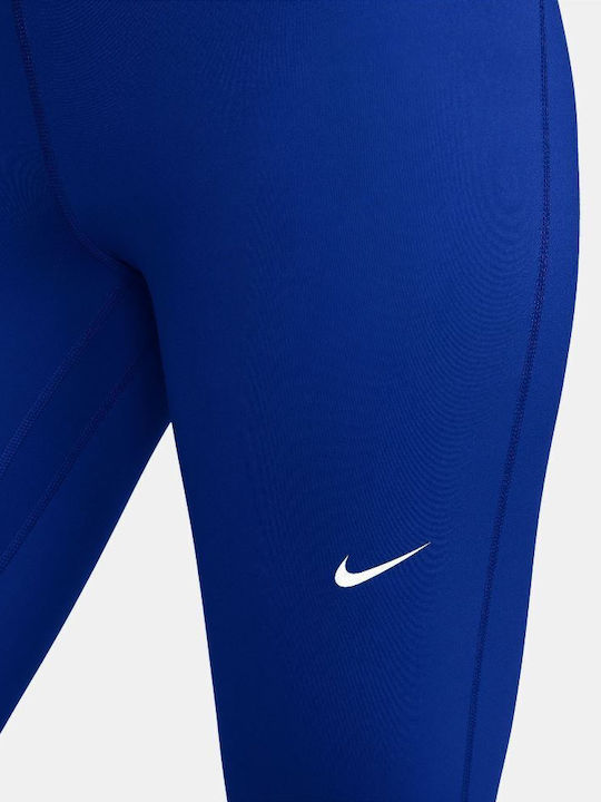 Dri-FIT Pro Dri-fit Training Γυναικείο Κολάν Σύσφιξης Ψηλόμεσο Μπλε