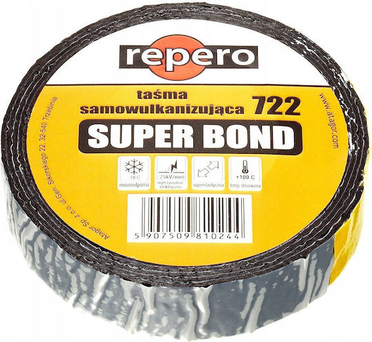 Selbstvulkanisierende Isolierbänder 25mm x 3m Schwarze